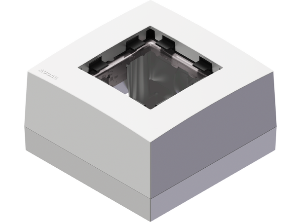 Audac CP45BOX1, Veggboks - Hvit Alle CP45 kontakter passer 
